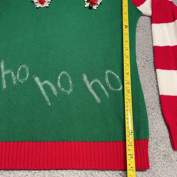 Ugly Sweater Womens Small Christmas Holiday Pullover Sweatshirt - Picture 3 of 12